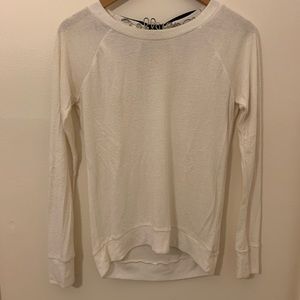 Delia’s Size S Cream Sweater with Bow in Back